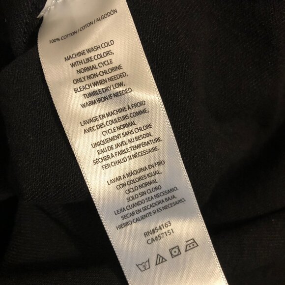 CALVIN KLEIN JEANS BLACK DENIM SNAP FRONT SHIRT WOMEN’S M NWT - Picture 11 of 11